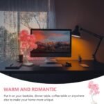 ⁦Lampe de Table fleur avec LED – مصباح طاولة زهور مزود⁩ - الصورة ⁦5⁩