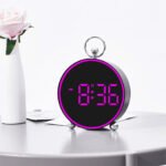 ⁦Horloge LED numérique avec affichage de la température⁩ - الصورة ⁦2⁩