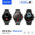 ⁦Smart Watch Haino Teko RW-60 MAX avec Lampe Torche et 3 Bracelets - ساعة ذكية أصلية⁩ - الصورة ⁦4⁩