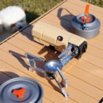 ⁦Réchaud de camping pliable Flamme Bleu Pour camping et randonnée - موقد تخييم بتصميم جديد⁩ - الصورة ⁦4⁩