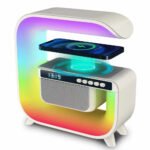⁦Réveil intelligente RGB type Big G Wireless Charger / Speaker Bluetooth 5.0 - منبه ذكي و شاحن لاسلكي ومكبر صوت بلوتوث⁩ - الصورة ⁦2⁩