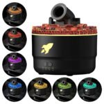 ⁦Humidificateur d'arôme à canon avec lumières LED colorées - معطر جو يضفي ديكور رائع في منزلك⁩ - الصورة ⁦2⁩
