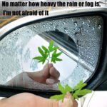 ⁦Film de Rétroviseur étanche Anti-Buée pour Voitures 2Pcs - ملصقات مرآة جانبية للسيارة⁩ - الصورة ⁦2⁩