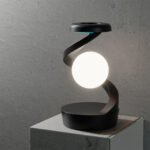 ⁦Lampe de Chevet en Spirale Design Moderne Lumière RGB - مصباح لاسلكي بأضواء متغيرة⁩ - الصورة ⁦5⁩