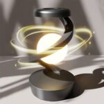 ⁦Lampe de Chevet en Spirale Design Moderne Lumière RGB - مصباح لاسلكي بأضواء متغيرة⁩ - الصورة ⁦6⁩