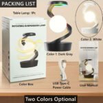 ⁦Lampe de Chevet en Spirale Design Moderne Lumière RGB - مصباح لاسلكي بأضواء متغيرة⁩ - الصورة ⁦4⁩