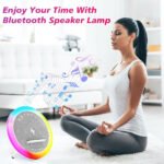 ⁦Haut-parleur et Lampe de Chevet avec Lumière d'ambiance RGB et Chargeur Induction 15W - مكبر صوت وشاحن لاسلكي مع إضاءة ملونة⁩ - الصورة ⁦6⁩