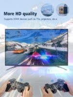 ⁦Console de jeu vidéo rétro avec 10000 jeux intégrés +2 manette sans fil 4K HDMI⁩ - الصورة ⁦5⁩