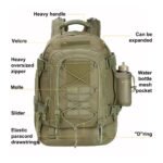 ⁦Sac à Dos de randonnée Rucksack Large Capacity 60L JRD5⁩ - الصورة ⁦4⁩