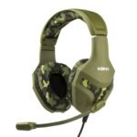⁦Konix Mythics Casque gaming filaire PS-400 pour console Haut-parleurs 40 mm - Microphone - Motif camouflage vert kaki⁩ - الصورة ⁦3⁩