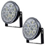 ⁦Feux Antibrouillard 2 Pièces 12V 18LED Pour Toutes Les Voitures⁩ - الصورة ⁦6⁩