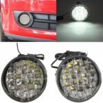 ⁦Feux Antibrouillard 2 Pièces 12V 18LED Pour Toutes Les Voitures⁩ - الصورة ⁦5⁩