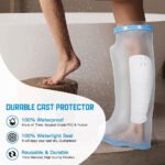 ⁦Housse de plâtre imperméable pour la douche, protection pour jambe adulte - غطاء عازل للمياه للرجل المكسورة كاملة⁩ - الصورة ⁦4⁩