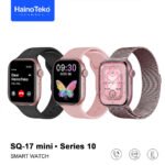 ⁦HainoTeko SQ-17 Mini Smart Watch Series 10 AMOLED avec 3 Bracelets - ساعة ذكية أصلية للنساء⁩ - الصورة ⁦8⁩