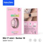⁦HainoTeko SQ-17 Mini Smart Watch Series 10 AMOLED avec 3 Bracelets - ساعة ذكية أصلية للنساء⁩ - الصورة ⁦4⁩