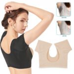 Coussinets de sudation en forme de t-shirt Réutilisables et lavables Pour les aisselles
