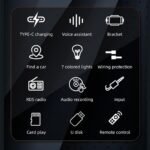 ⁦Autoradio Bluetooth DIN avec Support Téléphone – راديو سيارة بلوتوث مع حامل هاتف⁩ - الصورة ⁦9⁩