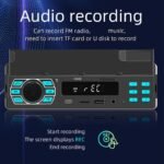⁦Autoradio Bluetooth DIN avec Support Téléphone – راديو سيارة بلوتوث مع حامل هاتف⁩ - الصورة ⁦7⁩