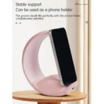⁦Haut-parleur tactile lampe lunaire ,moon touch speaker⁩ - الصورة ⁦2⁩