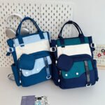 ⁦Ensemble de sacs d’école Kawai pour Enfants 2Pcs Avec Pochette Bleu – محفظة 2 قطع كاواي مع محفظة صغيرة أزرق⁩ - الصورة ⁦2⁩