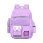 ⁦Sac à Dos Enfant pour École primaire de Haute Qualité Mauve - حقيبة ظهر مدرسية للأطفال بنفسجي⁩ - الصورة ⁦3⁩