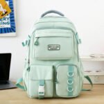 Sacs à dos d'école Style Décontracté XHD Vert- حقيبة ظهر مدرسية أخضر