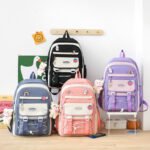 ⁦Ensemble de sacs d’école Kawai pour adolescents 4Pcs GUORANCHAO Rose – محفظة 4 قطع كاواي وردي⁩ - الصورة ⁦2⁩