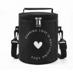 ⁦Sac à déjeuner isotherme portable avec bandoulière - حقيبة حفظ الطعام حافظة للحرارة⁩ - الصورة ⁦2⁩