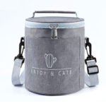 ⁦Sac à déjeuner isotherme portable avec bandoulière - حقيبة حفظ الطعام حافظة للحرارة⁩ - الصورة ⁦4⁩