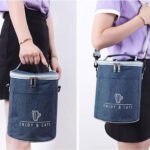 ⁦Sac à déjeuner isotherme portable avec bandoulière - حقيبة حفظ الطعام حافظة للحرارة⁩ - الصورة ⁦7⁩
