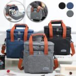 Sacs à lunch croisés à double couche de grande capacité - حقيبة حفظ الطعام