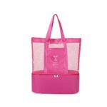 ⁦Sac de pique-nique en maille avec séparation Isotherme - حقيبة تنزه مع جيب دخلي عازل للحرارة⁩ - الصورة ⁦4⁩