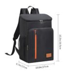 ⁦Sac à dos isotherme pour pique-nique avec isolation intérieure -  حقيبة ظهر عازلة للحرارة والبرودة⁩ - الصورة ⁦4⁩
