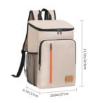 ⁦Sac à dos isotherme pour pique-nique avec isolation intérieure -  حقيبة ظهر عازلة للحرارة والبرودة⁩ - الصورة ⁦5⁩