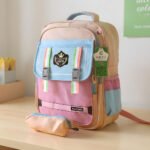 Sac à Dos pour Enfants avec Trousse Assortie 2605 Rose - حقيبة ظهر مدرسية للأطفال مع مقلمة وردي