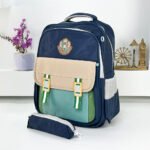 ⁦Sac à Dos pour Enfants avec Trousse Assortie KBAG Bleu Nuit V1 - حقيبة ظهر مدرسية للأطفال مع مقلمة أزرق ليلي⁩ - الصورة ⁦2⁩