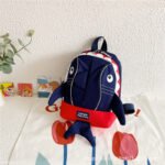 ⁦Sac à dos Enfants Design Requin Mignon Bleu Nuit - حقيبة أطفال برسوم القرش أزرق ليلي⁩ - الصورة ⁦3⁩