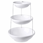 ⁦Bol torsadé pliable à 3 niveaux pour les trempettes et les bonbons⁩ - الصورة ⁦8⁩