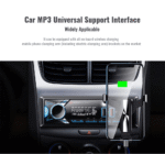 ⁦Poste radio BT Avec Support smart-phone intégré  1 Din Radio FM ,SD,TF, 2-USB 12V⁩ - الصورة ⁦9⁩