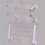 ⁦Sèche linge Mural Rabattable avec corde⁩ - الصورة ⁦3⁩