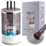 ⁦Machine de nettoyage de pinceaux maquillage électrique portable 3en1 - منظف ​​ومجفف فرش المكياج الأوتوماتيكي⁩ - الصورة ⁦5⁩