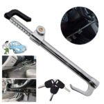 Serrure antivol Standard de frein et volant rétractable double crochet En Acier Inoxydable - قفل مضاد للسرقة فرامل وعجلة قيادة من الفولاذ المقاوم للصدأ