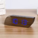 ⁦Réveil numérique intelligent horloge à affichage numérique miroir avec lumière LED⁩ - الصورة ⁦5⁩
