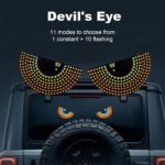 ⁦Feux de Voiture à LED Dynamiques Devil Eyes pour Pare-brise Arrière⁩ - الصورة ⁦3⁩
