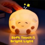 Veilleuse Mouton pour Enfants Lampe LED souple et rechargeable - مصباح سيليكون لغرف الأطفال