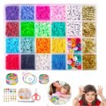 Ensemble de pendentifs en argile pour la fabrication de bijoux enfant