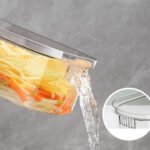 ⁦Mandoline à légumes professionnelle avec 5 lames et récipient - قطاعة خضر في المطبخ⁩ - الصورة ⁦7⁩