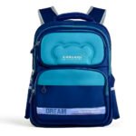 ⁦Sac à Dos Scolaire Orthopédique pour Enfants X-SHUAIQI Bleu Ciel - محفظة مدرسية للأطفال أزرق فاتح⁩ - الصورة ⁦3⁩