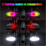 ⁦Clignotants LED pour moto avec Projection couleur et 27 modes de Signal - إشارة دراجات نارية ملونة⁩ - الصورة ⁦2⁩