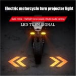 ⁦Clignotants LED pour moto avec Projection couleur et 27 modes de Signal - إشارة دراجات نارية ملونة⁩ - الصورة ⁦3⁩